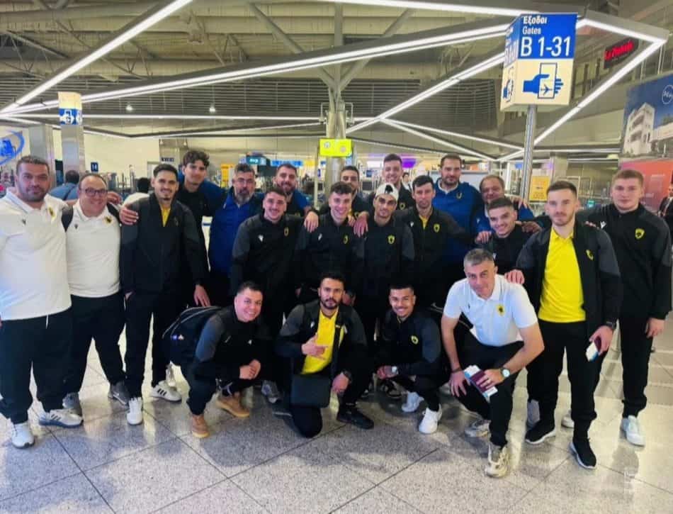 ΑΕΚ: Στην Ιταλία η ανδρική ομάδα Futsal για τους αγώνες του Τσάμπιονς Λιγκ