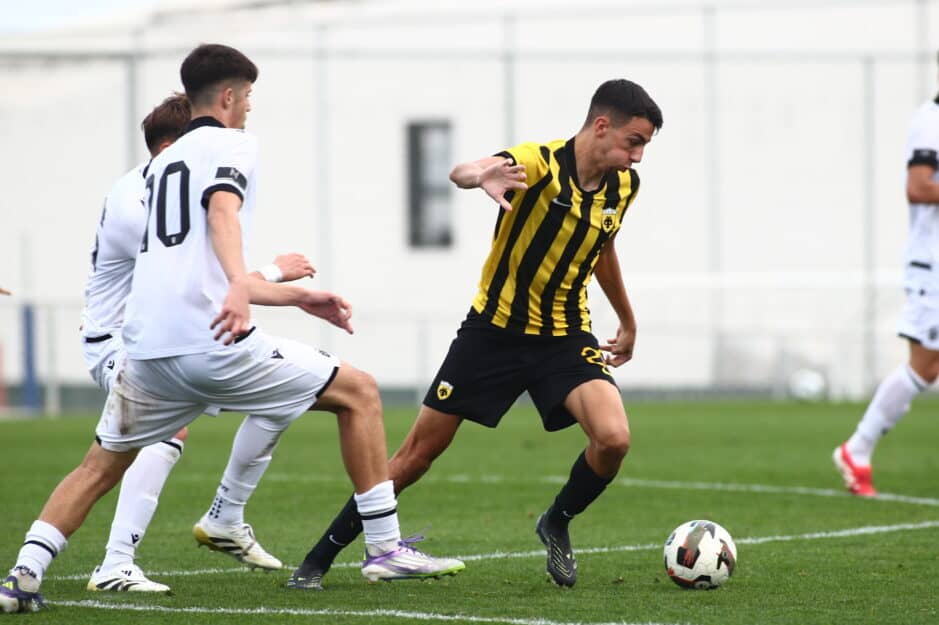 Super League K19: Η ΑΕΚ δεν κράτησε το προβάδισμα και έφυγε με την ισοπαλία