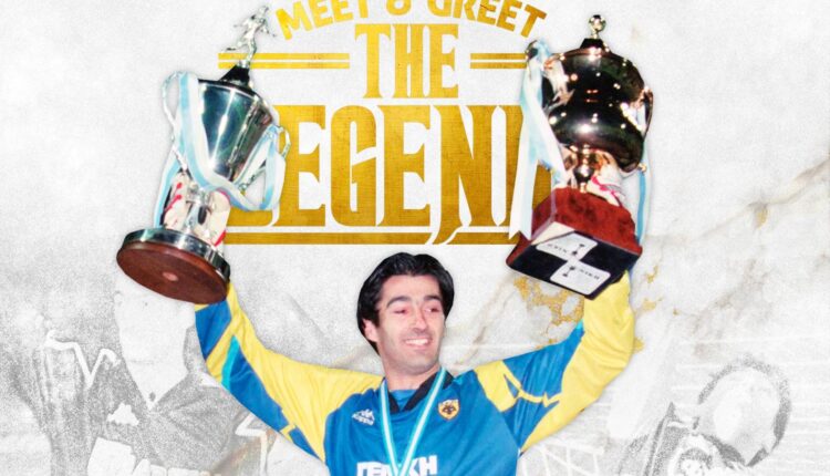 Ο Ηλίας Ατματσίδης στο «Meet and Greet the Legends» πριν το ΑΕΚ-ΠΑΟΚ! (ΦΩΤΟ)