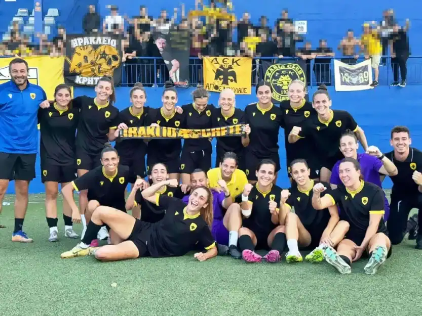 Μεγάλο «διπλό» στην Κρήτη η ΑΕΚ: 3-1 την ΡΕΑ και συνεχίζει στην κορυφή!