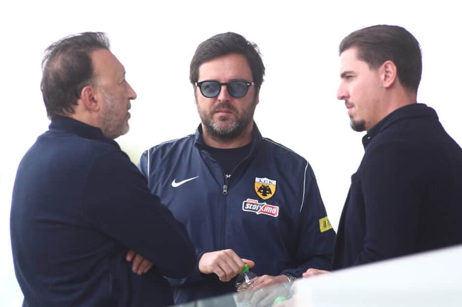 Ριμπάλτα και Σταυροθανασόπουλος βρέθηκαν στον αγώνα της ΑΕΚ Κ19 με τον ΠΑΟΚ