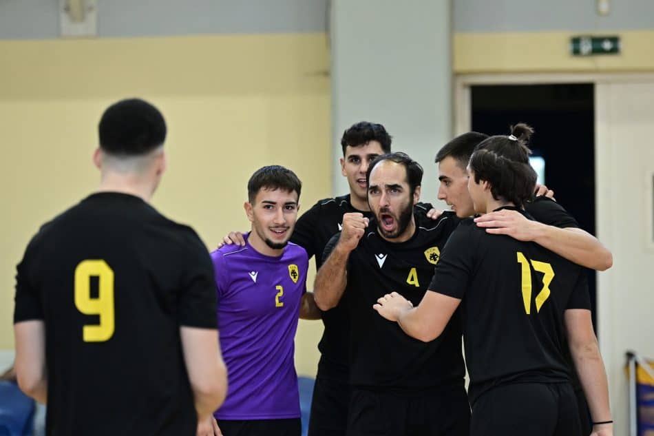 ΑΕΚ: Για νέα νίκη (13:00) με ΑΟ Παγκρατίου στο Μετς η ανδρική ομάδα βόλεϊ