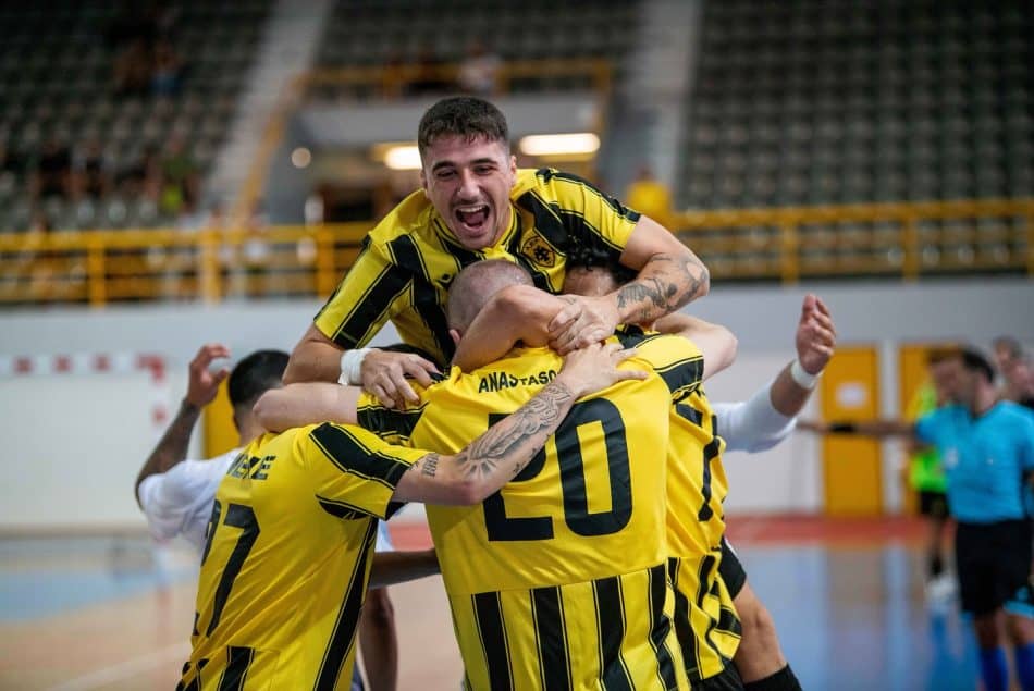 ΑΕΚ: Πέρασε …αέρας (3-9) και από τον Πύργο η ανδρική ομάδα Futsal