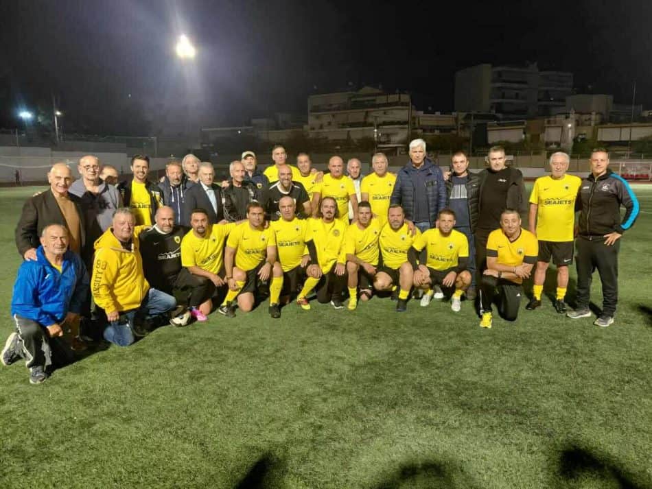 Φιλικό των Παλαίμαχων της ΑΕΚ με την Προοδευτική