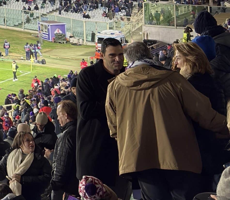 Ο Δημήτρης Μαυροειδής στο «Αρτέμιο Φράνκι» για το Φιορεντίνα-ΑΕΚ (ΦΩΤΟ)