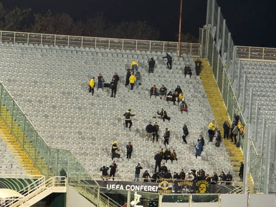 Οι πρώτοι φίλοι της ΑΕΚ στο «Αρτέμιο Φράνκι» (ΦΩΤΟ)