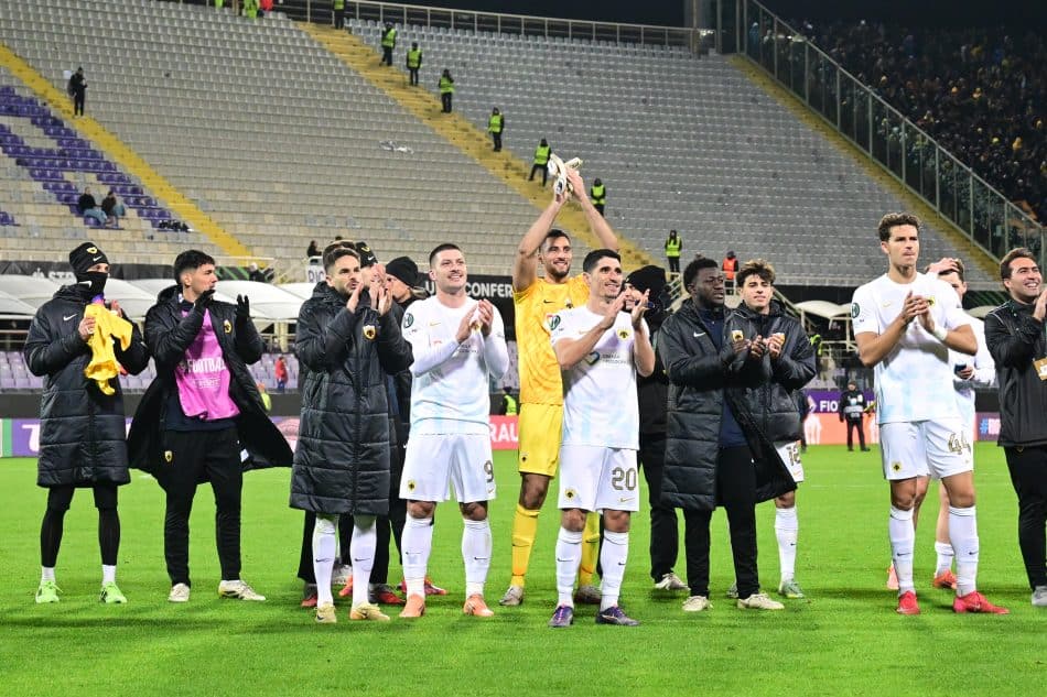 ΑΕΚ: Η τρομερή παρακάμερα του αγώνα με την Φιορεντίνα