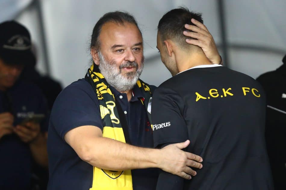 Ο Μάριος Ηλιόπουλος στο Παγκρήτιο για το ΟΦΗ-ΑΕΚ (ΦΩΤΟ)