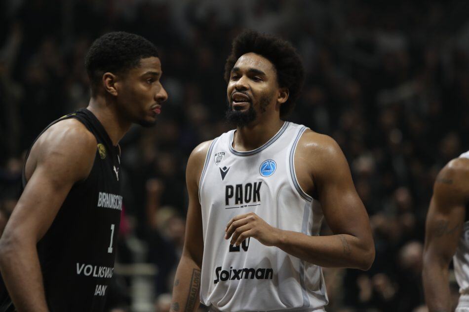 EuroCup: Φινάλε-θρίλερ για τον ΠΑΟΚ, νίκησε (88-87) την Μπράουνσβάιγκ στο τέλος και προκρίθηκε!