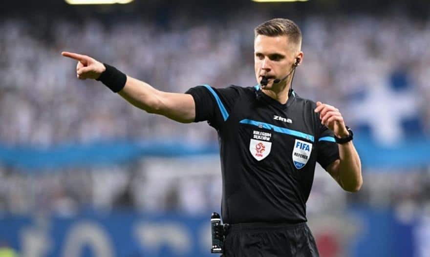 Εθνική Ελλάδος: Ο Πολωνός Ντάμιαν Σίλβερτσακ σφυρίζει με Λευκορωσία