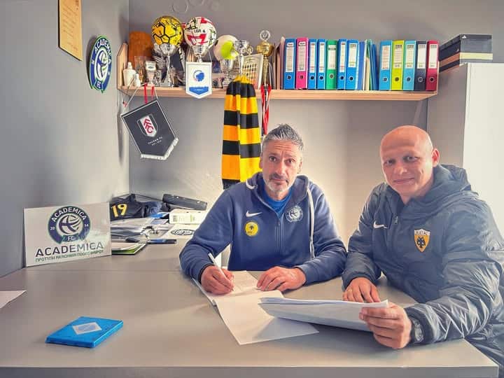 Η Ακαδημία της ΑΕΚ στις εγκαταστάσεις του Academica FC Aiolos (ΦΩΤΟ)