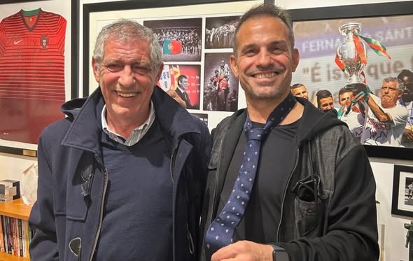 Η μεγάλη ΑΕΚτζήδικη συνάντηση: Ντέμης-Σάντος ξανά μαζί και… χαμόγελα! (ΦΩΤΟ)