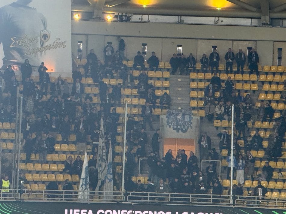 Φίλαθλοι της Κραϊόβα στη Νέα Φιλαδέλφεια για το παιχνίδι με την ΑΕΚ (ΦΩΤΟ)