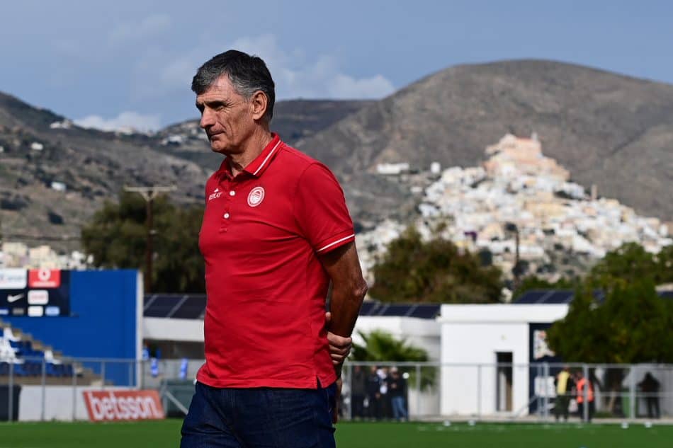 Με αλλαγές η ενδεκάδα του Ολυμπιακού κόντρα στην Ελλάς Σύρου