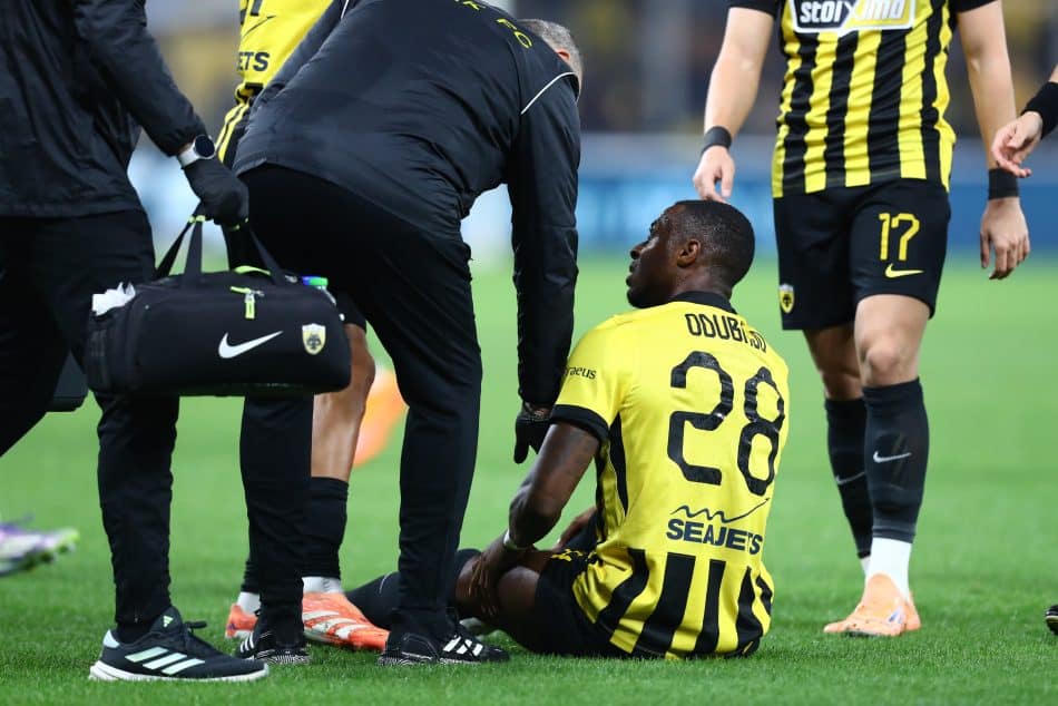 Νέος τραυματισμός για την ΑΕΚ: Αναγκαστική αλλαγή ο Οντουμπάτζο