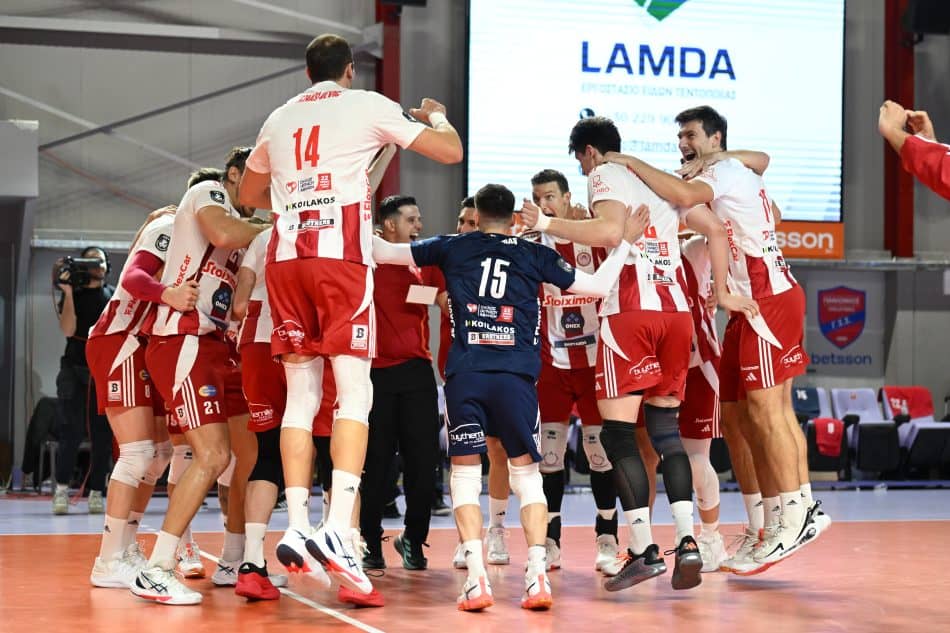 Ο Ολυμπιακός νίκησε (3-1 σετ) τον ΠΑΟΚ και κατέκτησε το Λιγκ Καπ