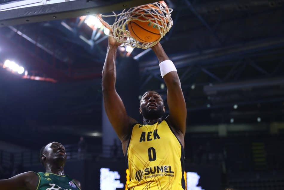 Εικόνες από τον αγώνα της ΑΕΚ κόντρα στην Λέβιτσε