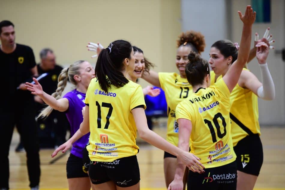 Πήρε φόρα η ΑΕΚ – «Καθάρισε» και τον Μίλωνα με 3-0 σετ!