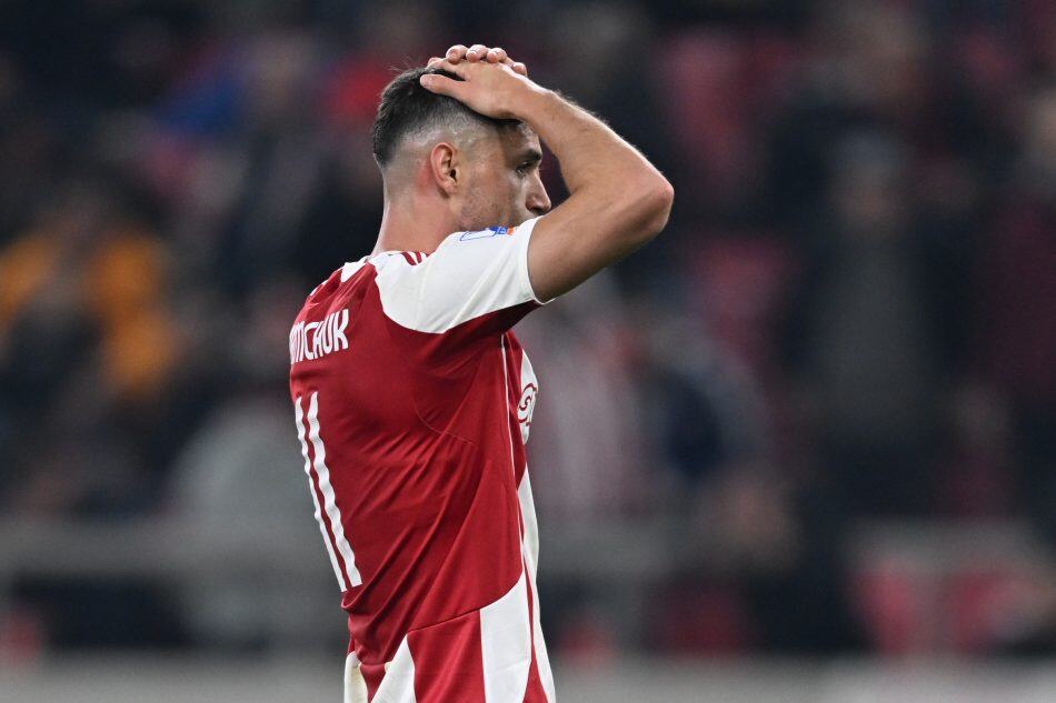 Χωρίς Γιάρεμτσουκ ο Ολυμπιακός κόντρα στον Άγιαξ