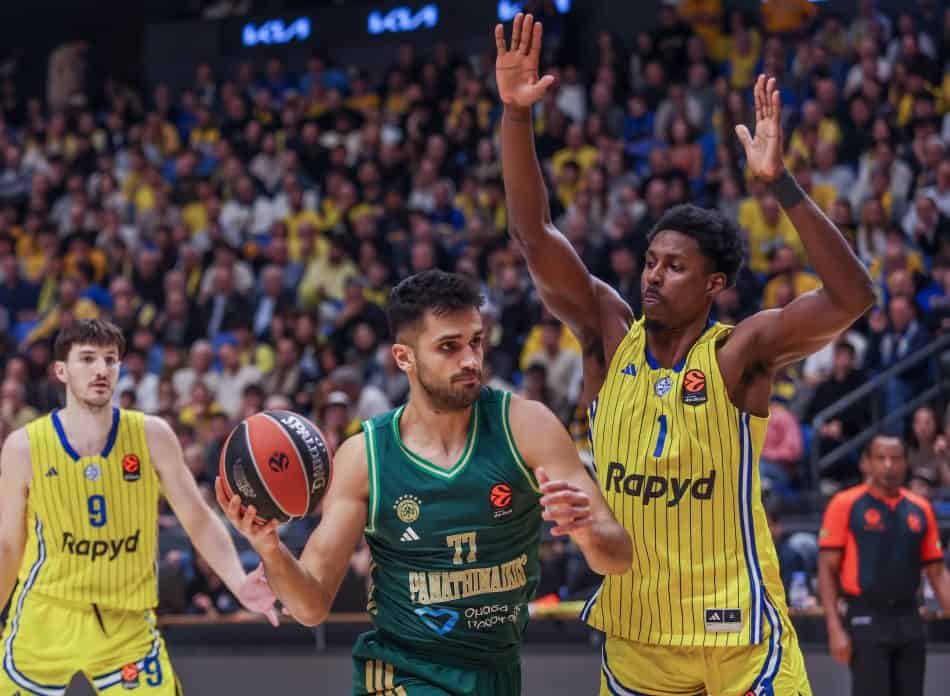 Euroleague: Ο Παναθηναϊκός ηττήθηκε (75-71) στο Τελ Αβίβ από την Μακάμπι