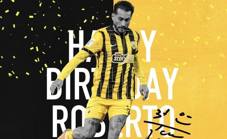 Οι ευχές της ΑΕΚ για τα γενέθλια του Ρομπέρτο Περέιρα! (ΦΩΤΟ)