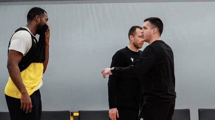 Η προπόνηση της ΑΕΚ ενόψει της αναμέτρησης με την Άλμπα Βερολίνου (ΦΩΤΟ)