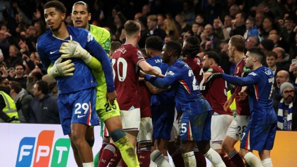 FA: Βαρύ πρόστιμο σε Τσέλσι και Γουέστ Χαμ για όσα έγιναν στο μεταξύ τους παιχνίδι