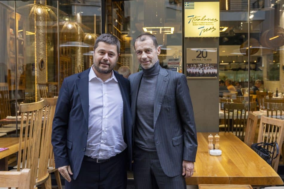 ΕΠΟ: Ο Μάκης Γκαγκάτσης σε γεύμα στην Θεσσαλονίκη με τον Αλεξάντερ Τσέφεριν