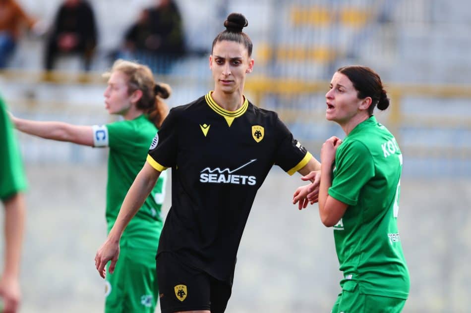 ΑΕΚ – ΑΟ Ρέα: Φοβερό γκολ της Βιολάρη για το 1-0 (VIDEO)