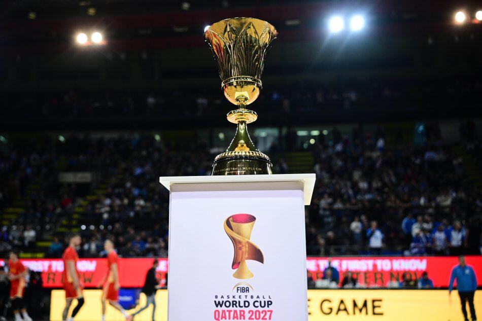 Στην Sunel Arena το τρόπαιο του Μουντομπάσκετ 2027 (ΦΩΤΟ)