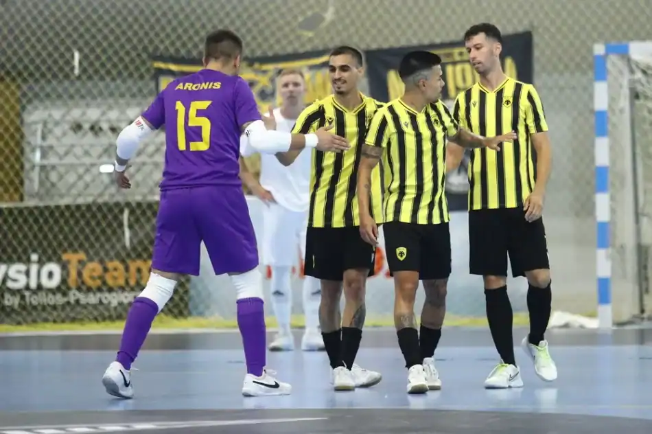 ΑΕΚ: Νίκησε (10-3) εύκολα και τον Ερμή Ζωγράφου και παραμένει στην κορυφή