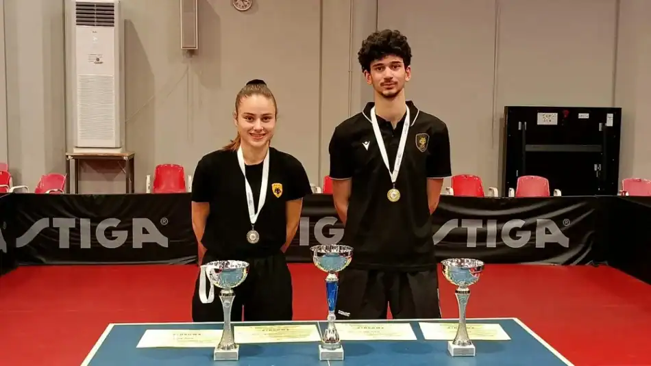 ΑΕΚ: Τέσσερα ακόμα μετάλλια στο Πανελλήνιο Νέων στο πινγκ πονγκ