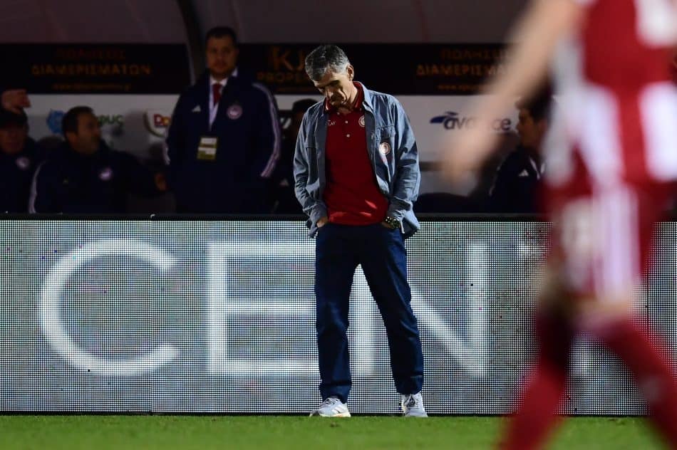 Τυχερός ο Ολυμπιακός, γλίτωσε την ήττα (0-0) από τον Λεβαδειακό των δέκα παικτών!