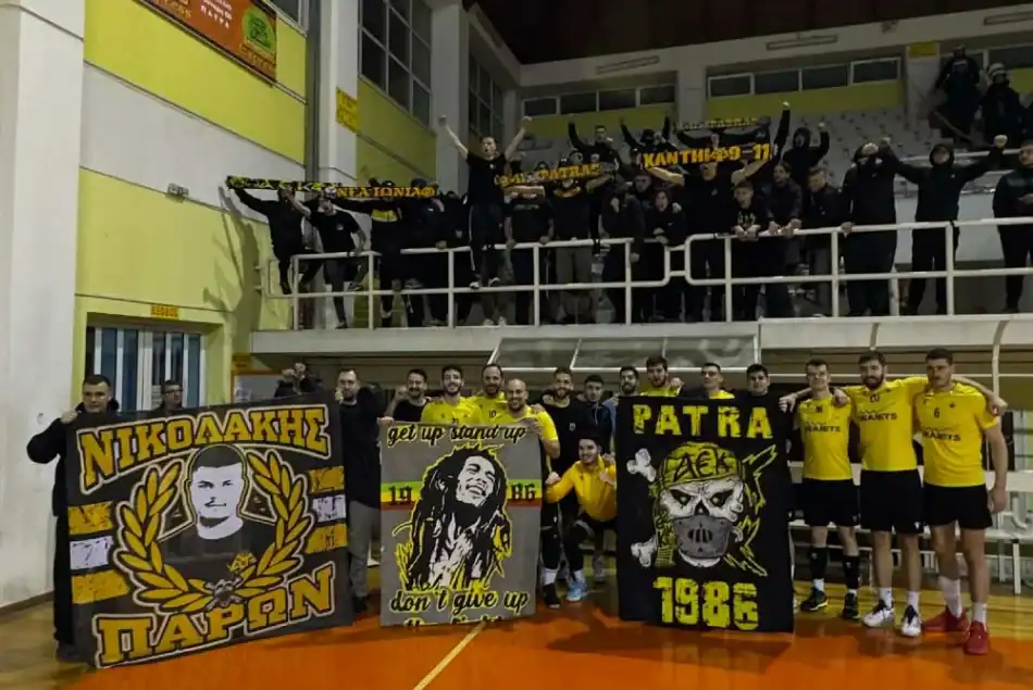 Πέρασε και από την Πάτρα η ασταμάτητη η ΑΕΚ – Νίκησε με 0-3 σετ την Ολυμπιάδα