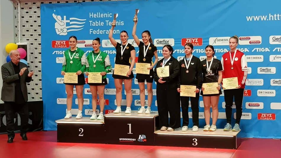 ΑΕΚ: Πρωταθλήτριες Παπαδημητρίου – Φωτιάδου στο Πανελλήνιο Γυναικών