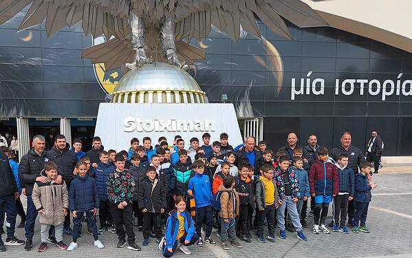 H F.C Tripolis Soccer Academy στην Allwyn Arena (ΦΩΤΟ)