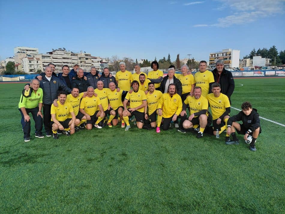 Οι παλαίμαχοι της ΑΕΚ συμμετείχαν στο τουρνουά – μνήμης για το Μπλόκο της Καλογρέζας (ΦΩΤΟ)