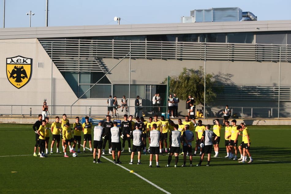 ΑΕΚ: Προπόνηση στα Σπάτα και μετά… πτήση για Σλοβενία