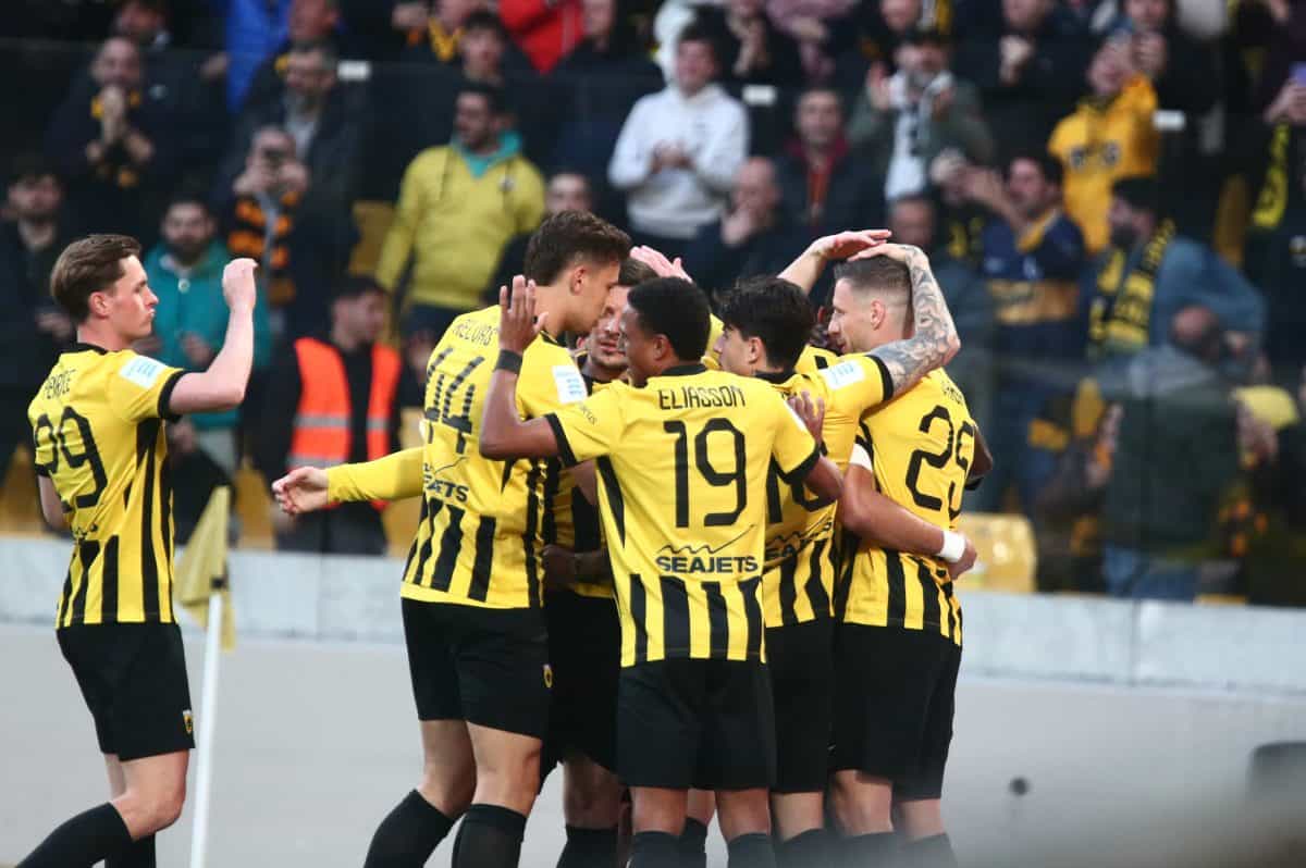 Η παρακάμερα του ΑΕΚ-ΑΕΛ: Τα πανηγύρια στο γκολ του Μουκουντί, η όμορφη στιγμή του Γκατσίνοβιτς (VIDEO)