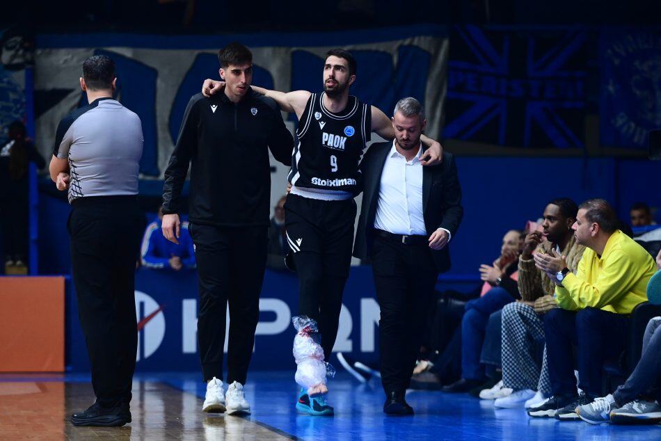 ΠΑΟΚ BC: Ρήξη συνδέσμου ο Χουγκάζ και απουσία τεσσάρων εβδομάδων