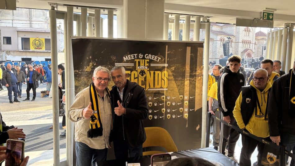 «Πανικός» για τον Παύλο Παπαϊωάννου στην Allwyn Arena! (ΦΩΤΟ)