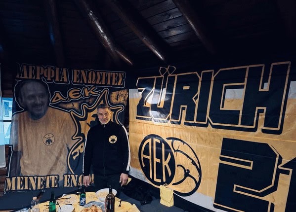 Ζήκος: «Η ΑΕΚ δεν είναι μόνο οικογένεια, είναι και παντού» (ΦΩΤΟ)