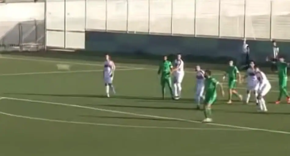 Η… γκολάρα του Σαραγιώτη στον Μακεδονικό, στο παιχνίδι με τον Καμπανιακό (VIDEO)