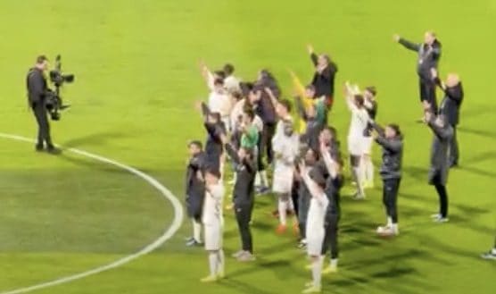 Κόσμος και ομάδα πανηγύρισαν μαζί τη μεγάλη νίκη στο Τσέλιε (VIDEO)
