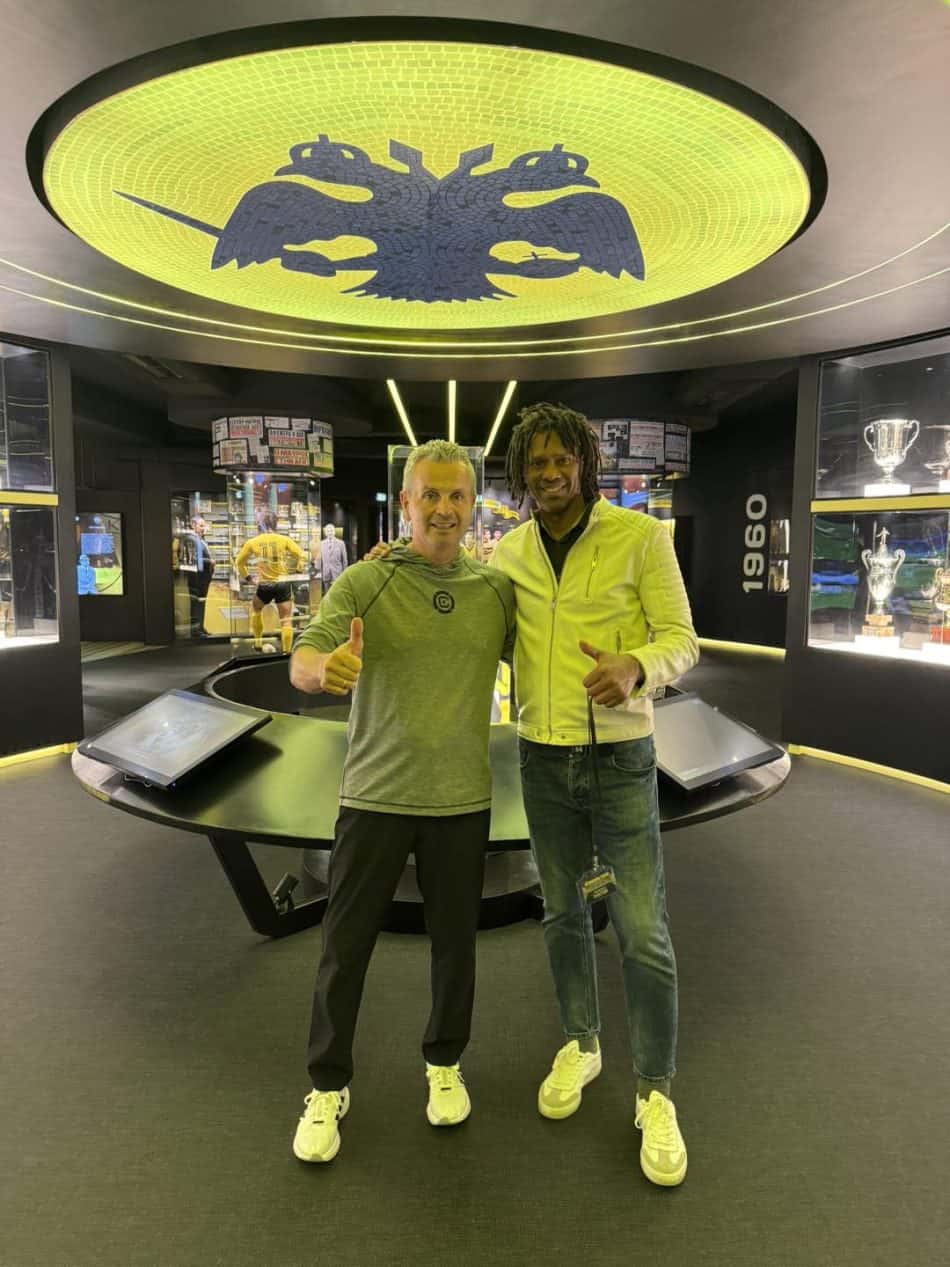 Κλόπας και Μπατίστα επισκέφθηκαν το Μουσείο της ΑΕΚ (ΦΩΤΟ)