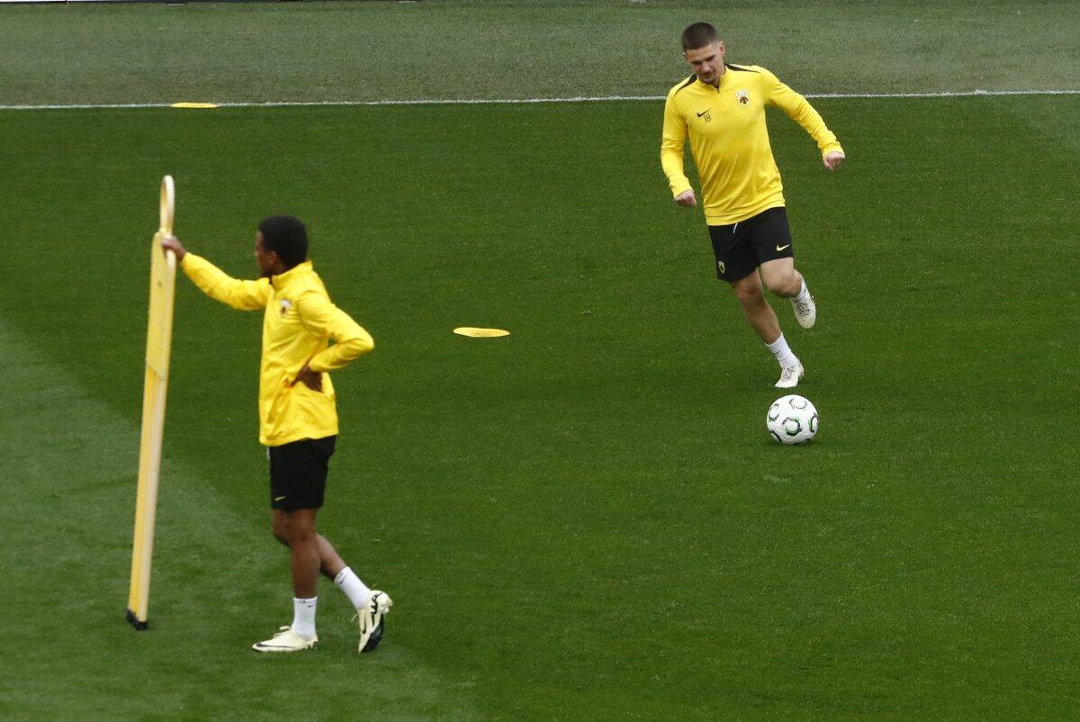 ΑΕΚ: Προπονήθηκε κανονικά ο Μάριν ενόψει Ράγιο Βαγιεκάνο