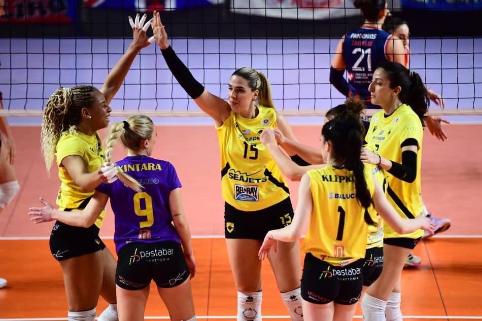 Τα highlights του Πανιώνιος – ΑΕΚ: 2-3 σετ (VIDEO)