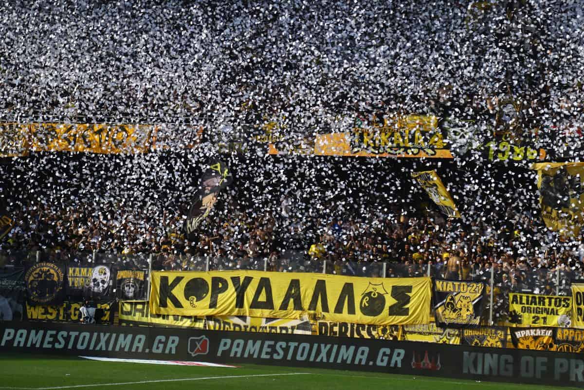 Μοναδική ατμόσφαιρα πριν την έναρξη του ΑΕΚ-ΠΑΟΚ (VIDEO)