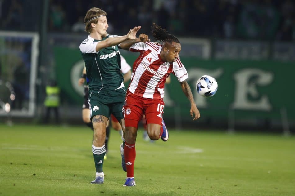 Ολυμπιακός-Παναθηναϊκός: Τρομερή ασίστ… Γεντβάι για το 0-1 του Μαρτίνς! (VIDEO)