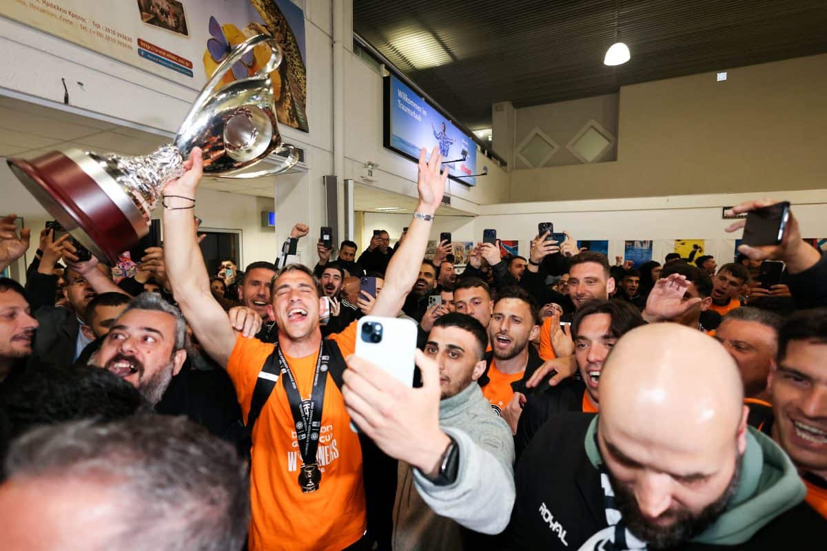 Το… ξέσπασμα του Λαμπρόπουλου μετά την κατάκτηση του κυπέλλου (VIDEO)